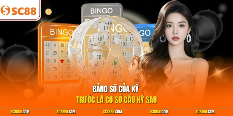 Bảng số của kỳ trước là cơ sở cầu kỳ sau