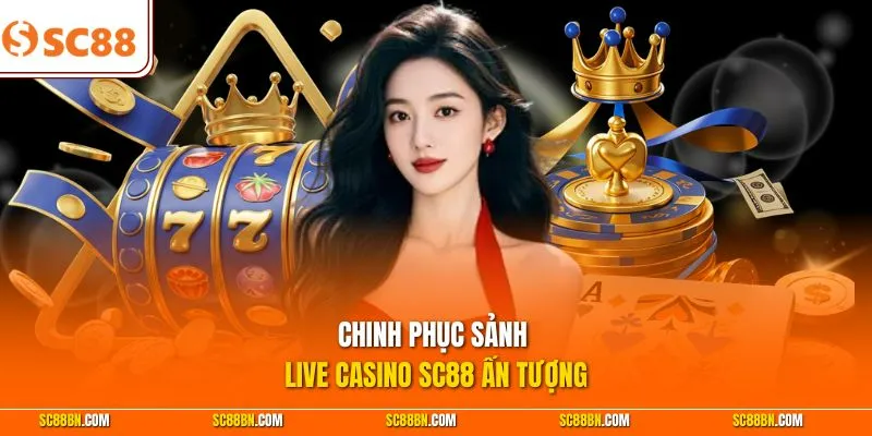 Chinh phục sảnh live casino SC88 ấn tượng